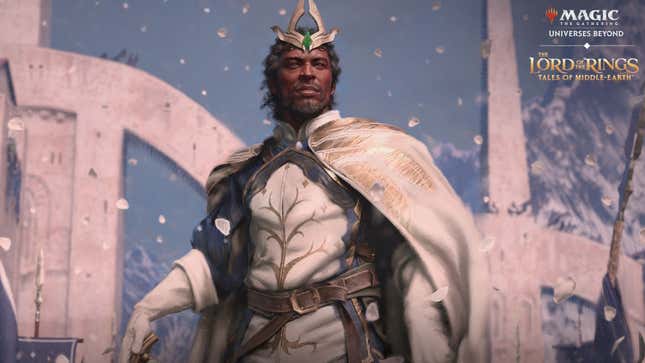 A Black character in Lord Of The Rings: Tales Of Middle-Earth.