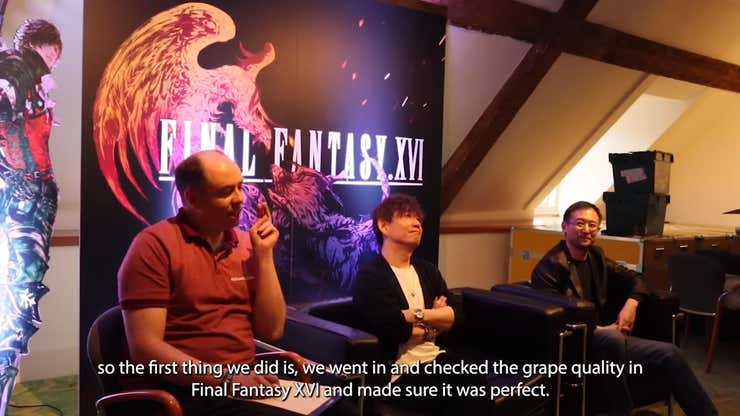 Image for Final Fantasy XVI Will Have Perfect Grapes